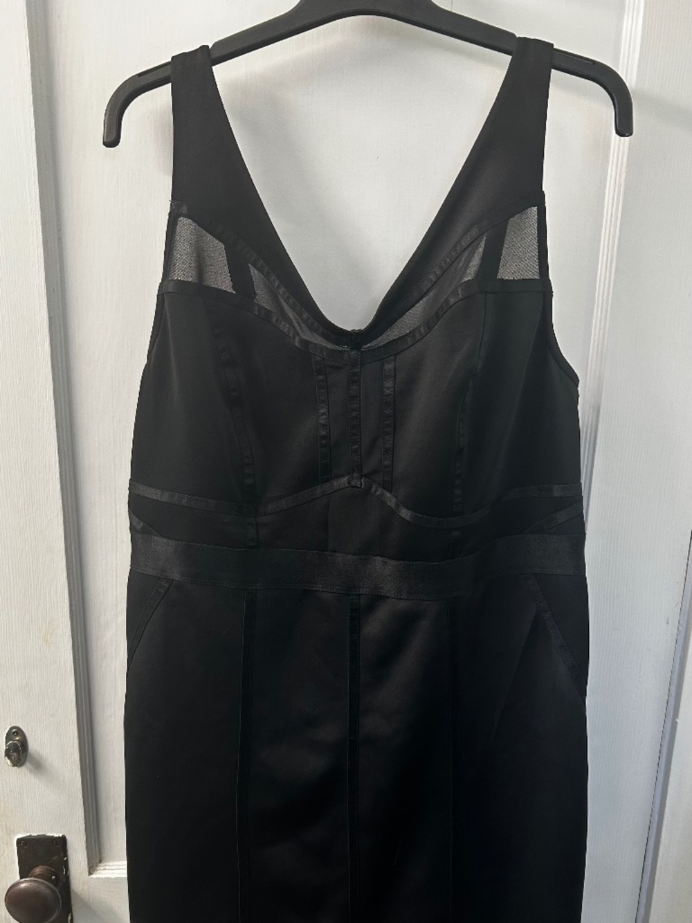 Torrid Mesh Cutout Bodycon Zip Up Midi Dress